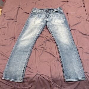 BKE Men's Straight Jeans - Light Blue